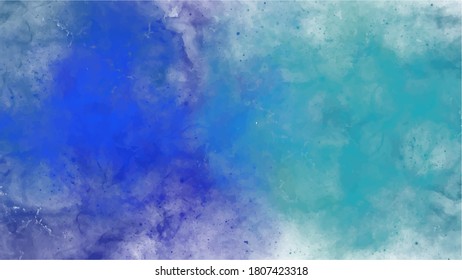 Blue watercolor background for textures backgrounds and web banners design
