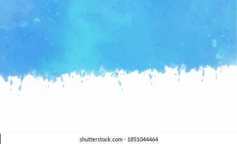 Blue watercolor background for textures backgrounds and web banners design
