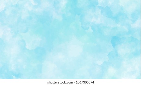 Blue watercolor background for textures backgrounds and web banners design
