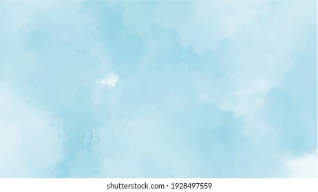 Blue watercolor background for textures backgrounds and web banners design
