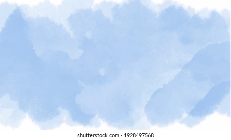 Blue watercolor background for textures backgrounds and web banners design
