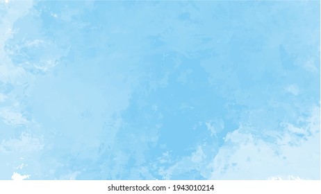 Blue watercolor background for textures backgrounds and web banners design
