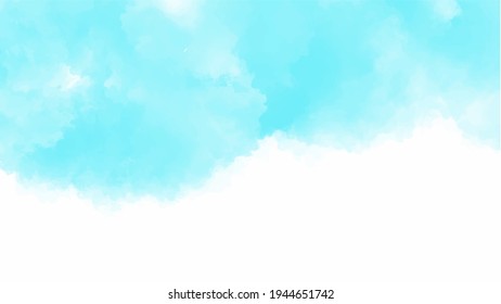 Blue watercolor background for textures backgrounds and web banners design
