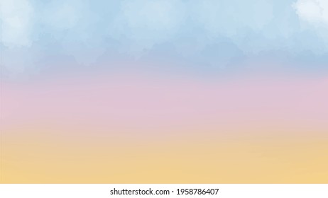 Blauer Aquarell-Hintergrund für strukturierte Hintergründe und Webbanner-Design

