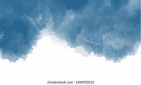 Blue watercolor background for textures backgrounds and web banners design

