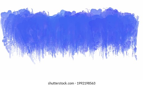 Blauer Aquarell-Hintergrund für strukturierte Hintergründe und Webbanner-Design
