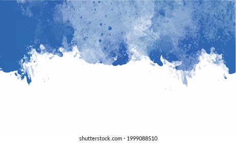 Blue watercolor background for textures backgrounds and web banners design
