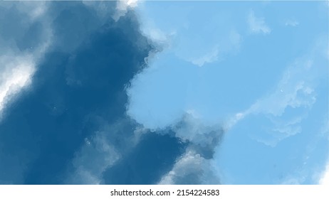 Blue watercolor background for textures backgrounds and web banners design
