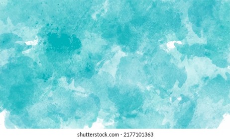 Blauer Aquarell-Hintergrund für strukturierte Hintergründe und Webbanner-Design

