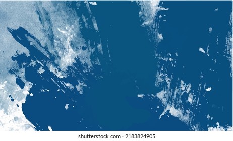 Blauer Aquarell-Hintergrund für strukturierte Hintergründe und Webbanner-Design

