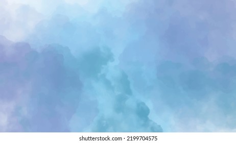 Blue watercolor background for textures backgrounds and web banners design

