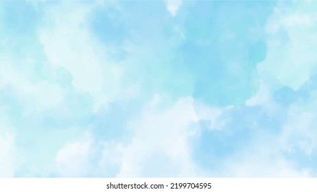 Blue watercolor background for textures backgrounds and web banners design
