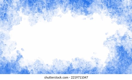 Blue watercolor background for textures backgrounds and web banners design
