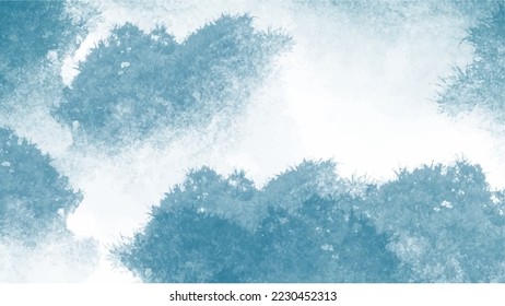 Blauer Aquarell-Hintergrund für strukturierte Hintergründe und Webbanner-Design
