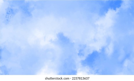 Blue watercolor background for textures backgrounds and web banners design
