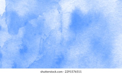 Blue watercolor background for textures backgrounds and web banners design
