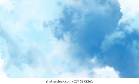 Blue watercolor background for textures backgrounds and web banners design
