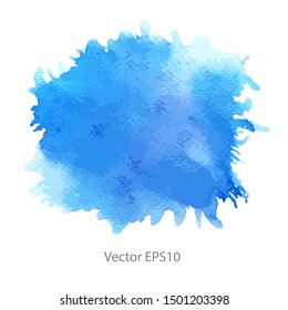 blue watercolor background. vector background