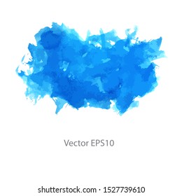 blue watercolor background. vector background