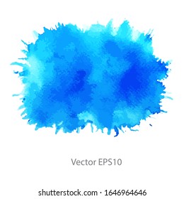 blue watercolor background. vector background