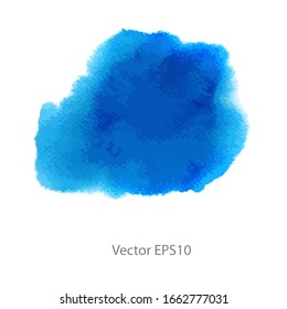 blue watercolor background. vector background