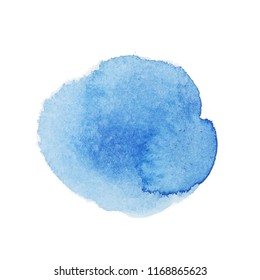 Blue watercolor background. Vector abstract illustration for wedding invitation with place for your text.