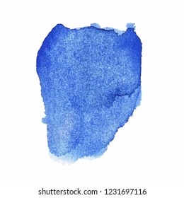 Blue watercolor background. Vector abstract illustration for wedding invitation with place for your text.