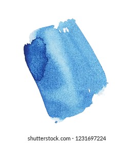 Blue watercolor background. Vector abstract illustration for wedding invitation with place for your text.
