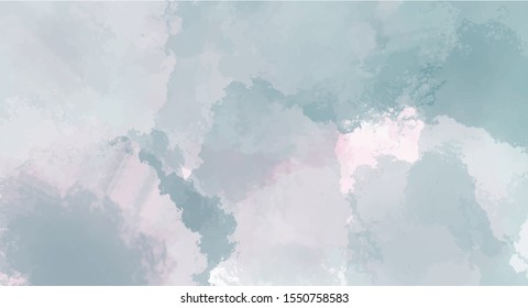 Blue watercolor background for your design, watercolor background concept, vector.
