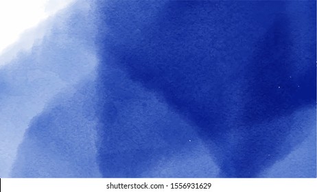 Blue watercolor background for your design, watercolor background concept, vector.
