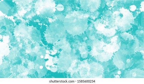 Blue watercolor background for your design, watercolor background concept, vector.
