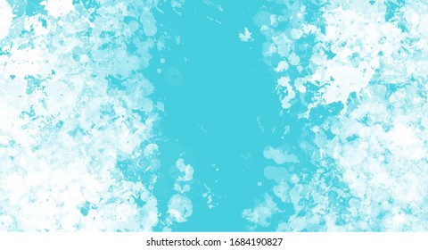 Blue watercolor background for your design, watercolor background concept, vector.
