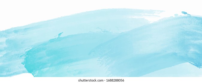 Blue watercolor background for your design, watercolor background concept, vector.
