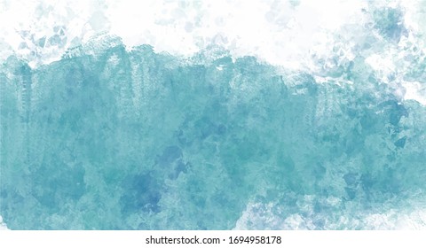 Blue watercolor background for your design, watercolor background concept, vector.

