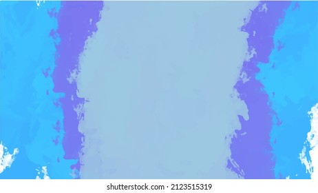 Blue watercolor background for your design, watercolor background concept, vector.