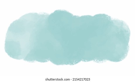 Blue watercolor background for your design, watercolor background concept, vector.