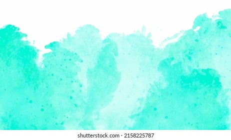 Blue watercolor background for your design, watercolor background concept, vector.