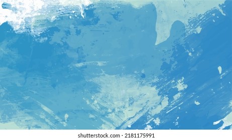 Blue watercolor background for your design, watercolor background concept, vector.