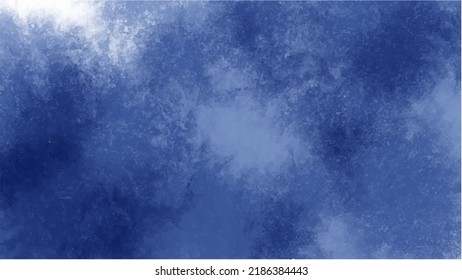 Blue watercolor background for your design, watercolor background concept, vector.