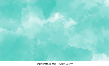 Blue watercolor background for your design, watercolor background concept, vector.