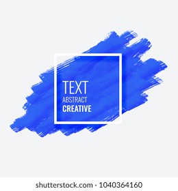 blue watercolor brush paint background