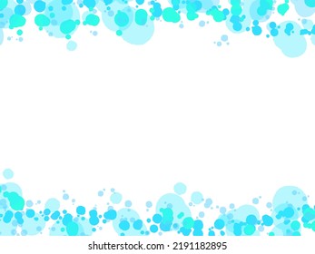 Blue Watercolor Dots Design, Framed Backgrounds Web graphics