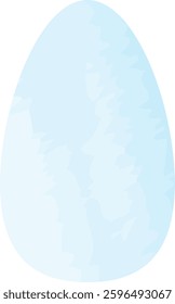 Blue watercolor easter egg. Creative easter vector illustration with egg in watercolor style. Modern posters for party decoration, holiday, advertising, branding, cover, postcard, sale.