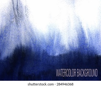 blue watercolor gradient background
