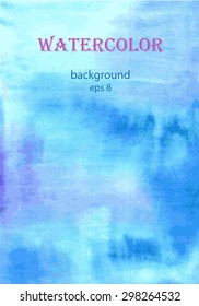 blue watercolor gradient background
