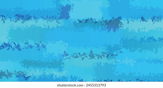 Blue Watercolor Japanese Pattern Background