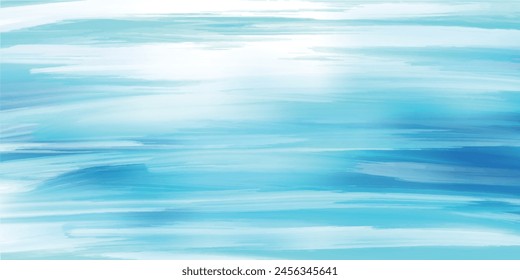 Blue Watercolor Japanese Pattern Background