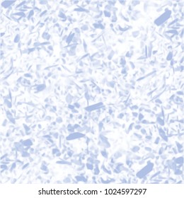 blue watercolor speckle pattern with little irregular edgy stains on white background, vector illustration