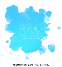 blue watercolor splash