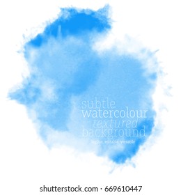 blue watercolor splash